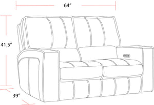 Rockford - Power Reclining Sofa Set