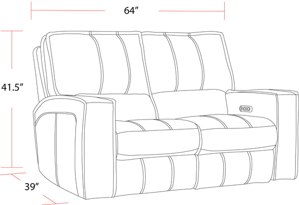 Rockford - Power Reclining Sofa Set