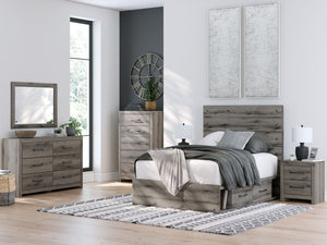 Graystorm - Panel Bed With Storage