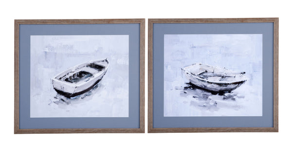 Drifting Morning Row II - Gray