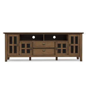 Artisan - TV Media Stand - Rustic Natural Aged Brown