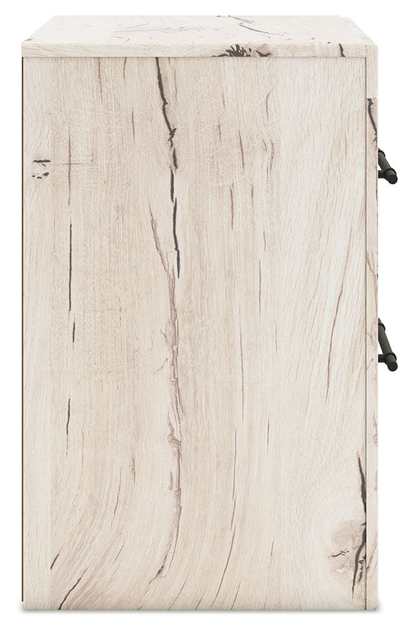 Lawroy - Two Drawer Night Stand - Light Natural