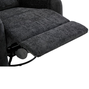 Manual Recliner Massage Chair With Swivel Rocker, 8 Massage Modes, Side Storage Pocket