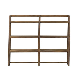Stone Brook - Jr Executive Credenza Set - Rustic Saddle
