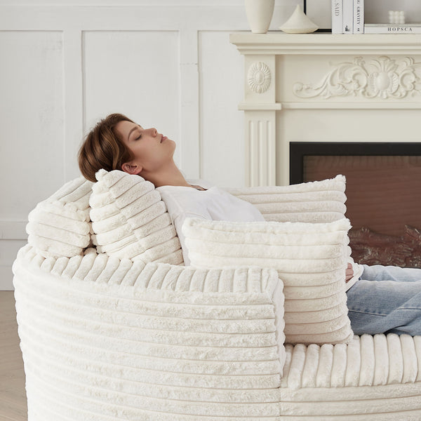 Swivel Chair With 360° Rotation For Living Room