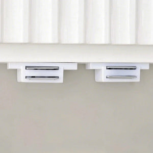 Fluted Kitchen Pantry Cabinet With 3 Keyboard Drawers & 6 Adjustable Door Shelves