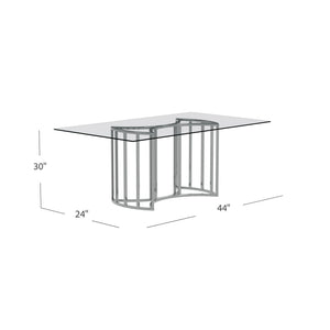 Sophia - Dining Table - Silver