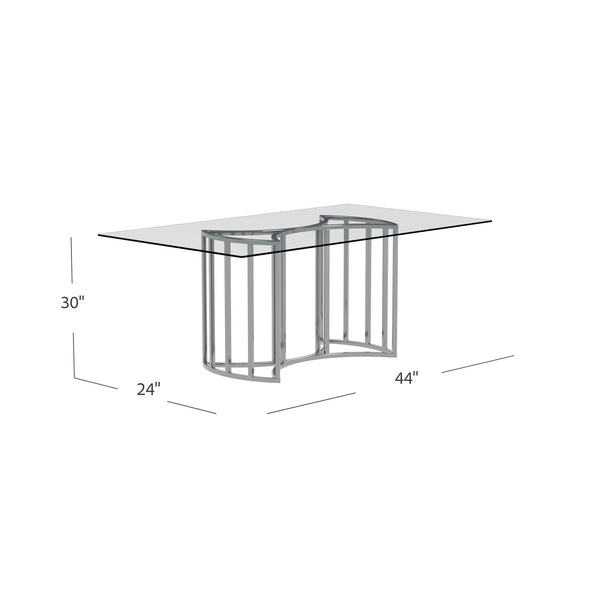 Sophia - Dining Table - Silver