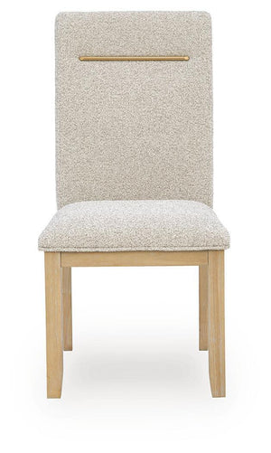 Lasinger - Dining Upholstered Side Chair (Set of 2) - Light Brown