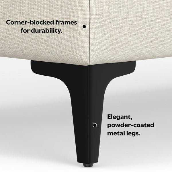 Ava - Ottoman - Cream