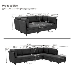 Modern Modular Sofa For Living Spaces
