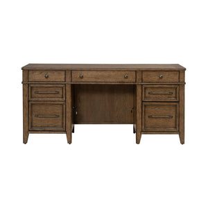 Carolina Park - Jr Executive Credenza - Amber Brown