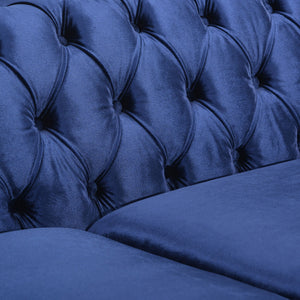 Chesterfield Style 3 Seater Sofa With Deep Button Tufting