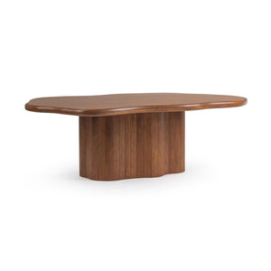 Alvaro - 94" Freeform Dining Table - Chestnut