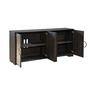 Barlowe - 4 Door Accent Cabinet - Cappuccino