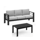 Outdoor Patio Set, All-Weather With Thick Cushions