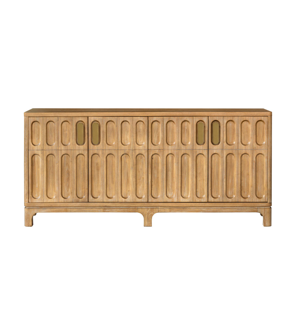 Ryder - Server - Chestnut Elm / Antique Brass