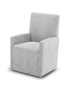 Escape - Dining Upholstered Caster Chair - Mirage Mist