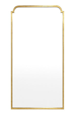 Isla - Floor Mirror - Gold Leaf