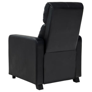 Toohey - 3 Piece Upholstered Tufted Recliner Living Room Set - Black