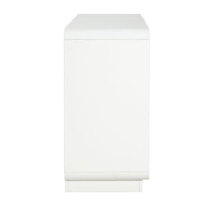 Sideboard, Wide Storage With 2 Doors And 3 Drawers