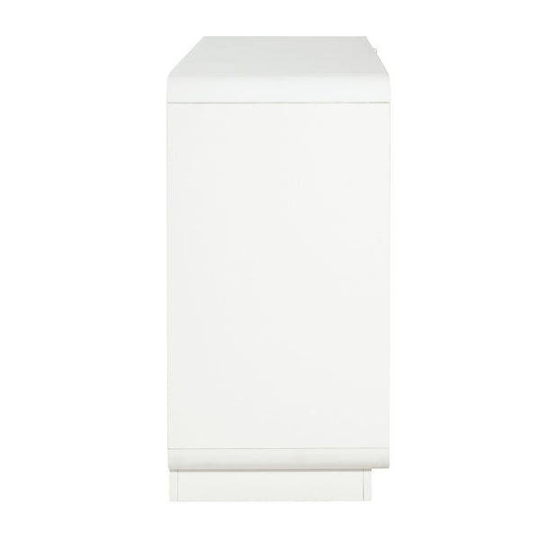 Sideboard, Wide Storage With 2 Doors And 3 Drawers