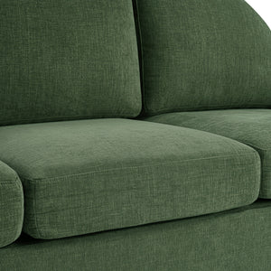 Modern 3 Seater Sofa With Curved Backrest