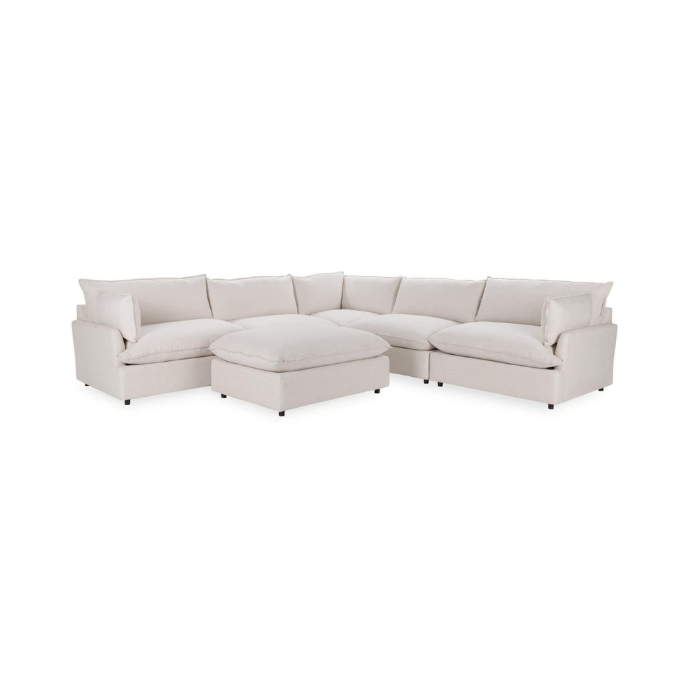 Caplan - 6 Piece Modular Sectional With Ottoman