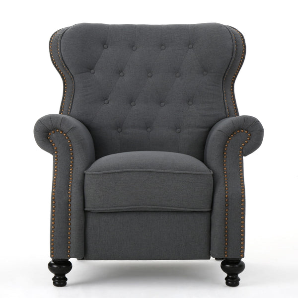 Modern Manual Push Back Recliner Chair