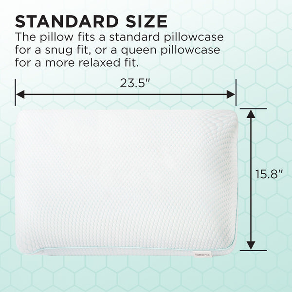 Pillows - Tempur-Pedic Everyday Comfort Pillow - White