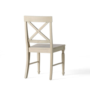 Dining Chair With X Shaped Back (Set of 2)
