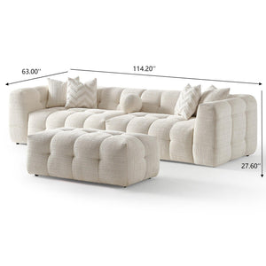Alana - Modular Sectional Sofa - Ivory