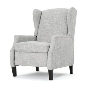Westeros Wing Back Fabric Upholstered Recliner