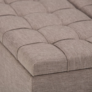 Harrison - Upholstered Coffee Table Storage Ottoman