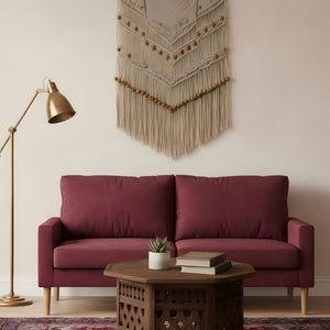 Upholstered Sofa, 3 Seater Couch For Living Room