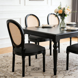 French Country Dining Chairs With Round Back (Set of 2)
