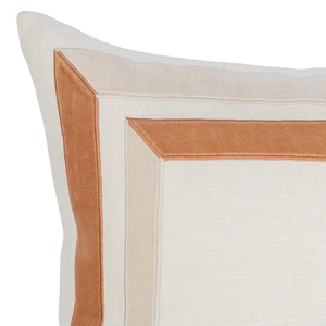 Maybrook - 22" x 22" Pillow - Ivory / Natural