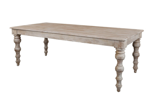 Crossings - Eden Rectangular Dining Table With 4 Upholstered Chairs - Toasted Tumbleweed & Green