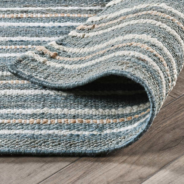 Del Mar - 2.6' x 8' Rug - Aqua Blue / Multi