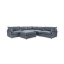 Caplan - 6 Piece Modular Sectional With Ottoman