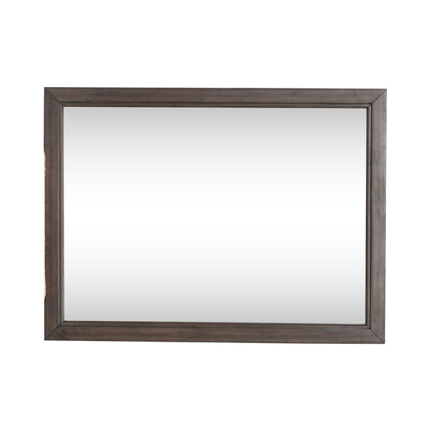 Modern Edge - Landscape Mirror - Caffe