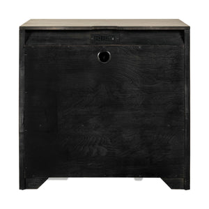 Proximity Place - Bedside Chest With Charging Station - Barley Buff