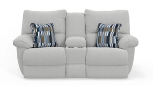 Lenny - Power Lay Flat Reclining Console Loveseat