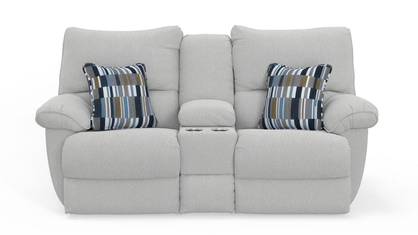 Lenny - Power Lay Flat Reclining Console Loveseat