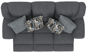 Trifecta - Sofa With 3 Recliners and Drop Down Table