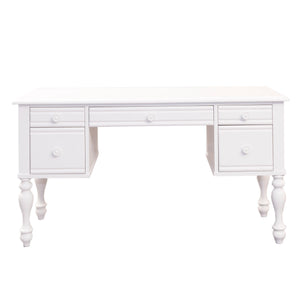 Summer House - Wood Vanity Desk - Oyster White