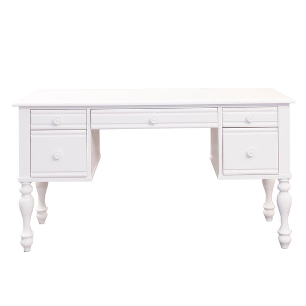 Summer House - Wood Vanity Desk - Oyster White
