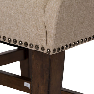 Armand - Upholstered Side Chair - Antique Brownstone