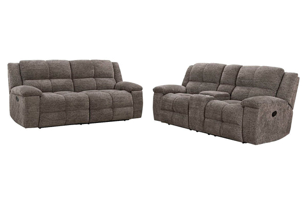 Buster - Manual Reclining Console Loveseat