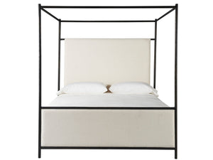 Modern - Cascade King Canopy Bed - White